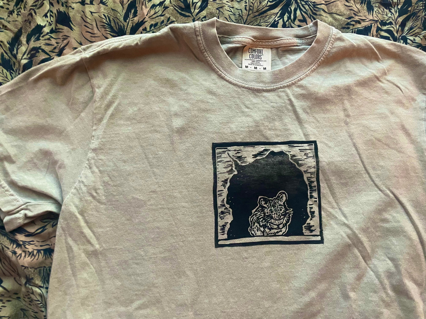 Peanut Quiet Mouse Handprinted T-Shirt