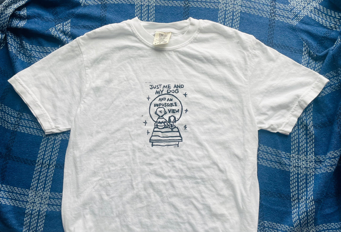 Me and My Dog Boygenius Handprinted T-Shirt