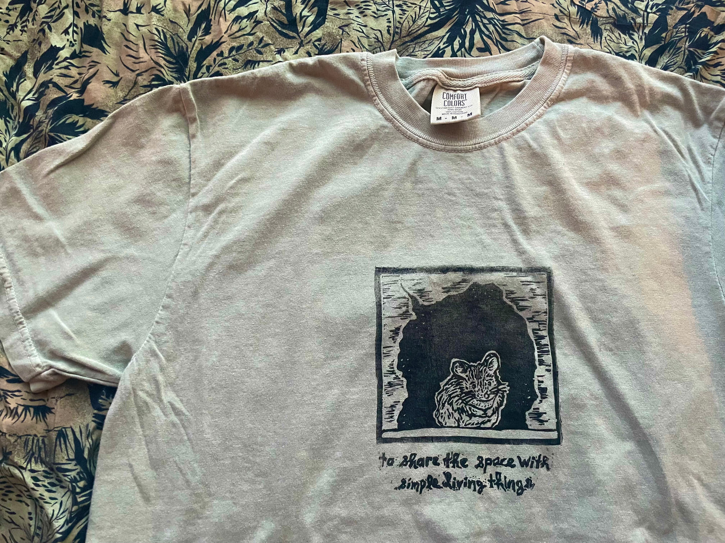 Peanut Quiet Mouse Handprinted T-Shirt