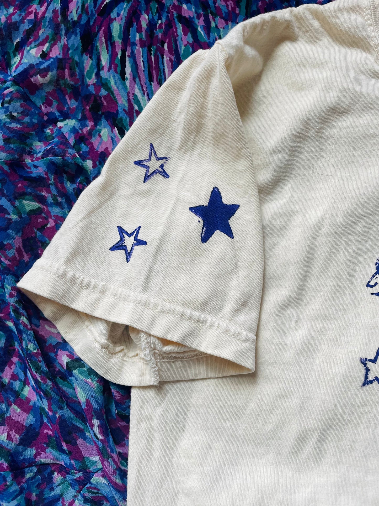 Super Graphic Ultra Modern Girl Handprinted T-Shirt