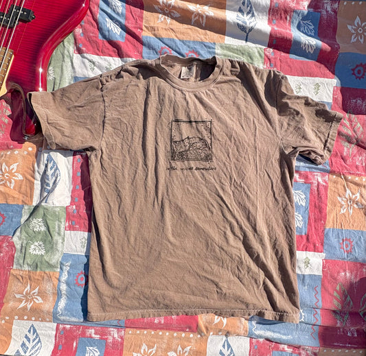 Delilah Sleeping Fox Handprinted T-Shirt