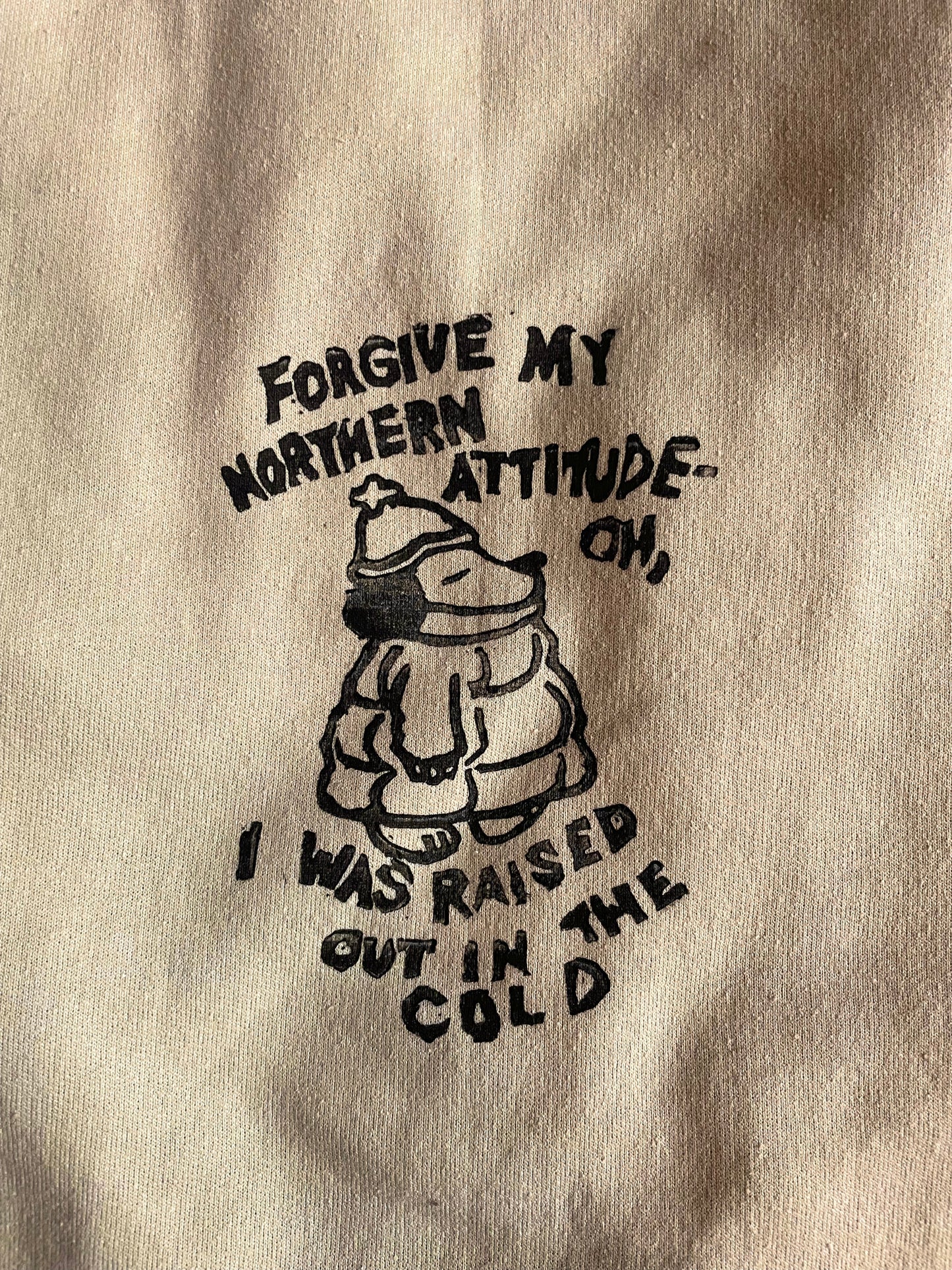 Northern Attitude Noah Kahan Handprinted Hoodie