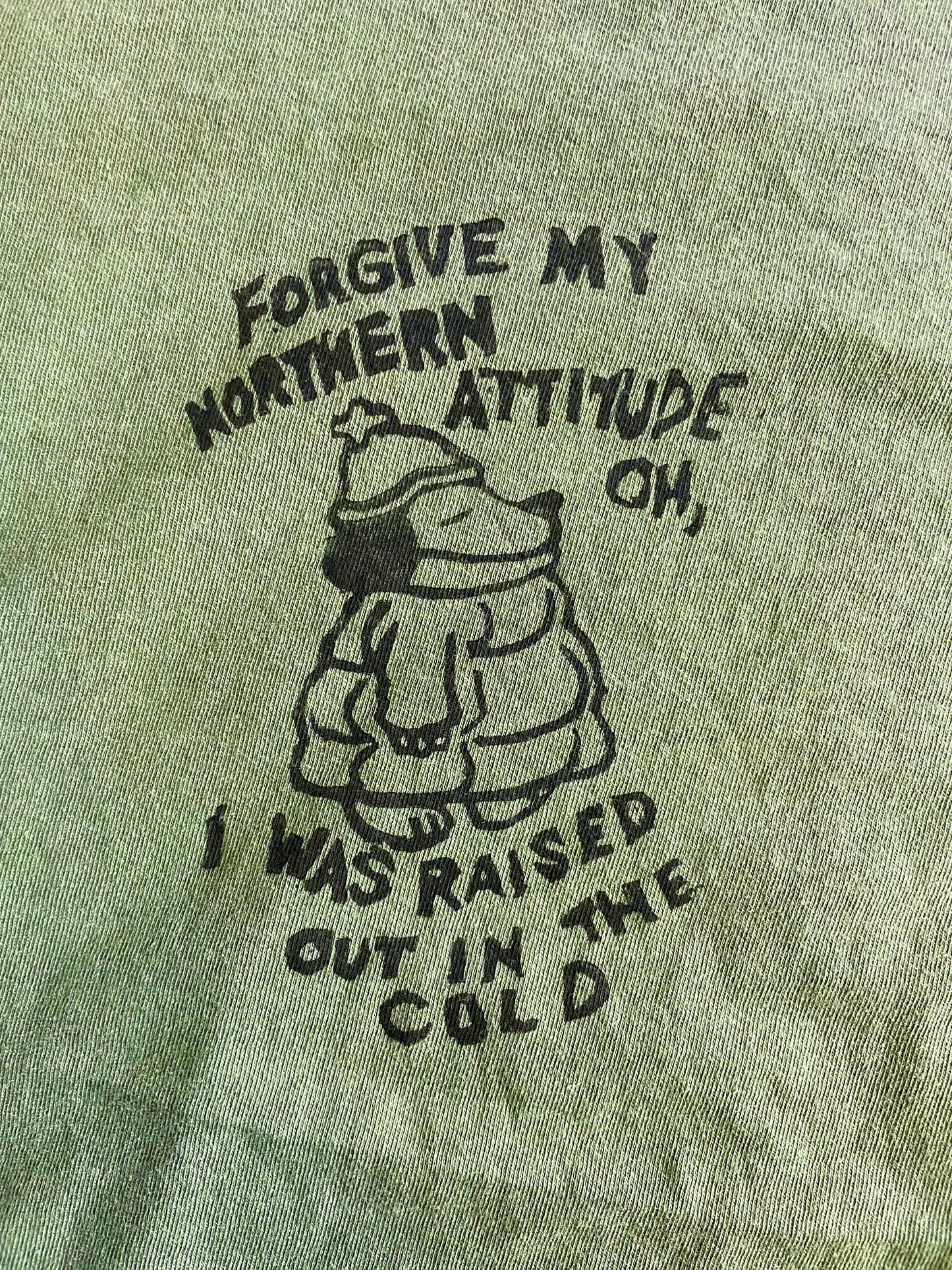 Northern Attitude Noah Kahan Handprinted T-Shirt
