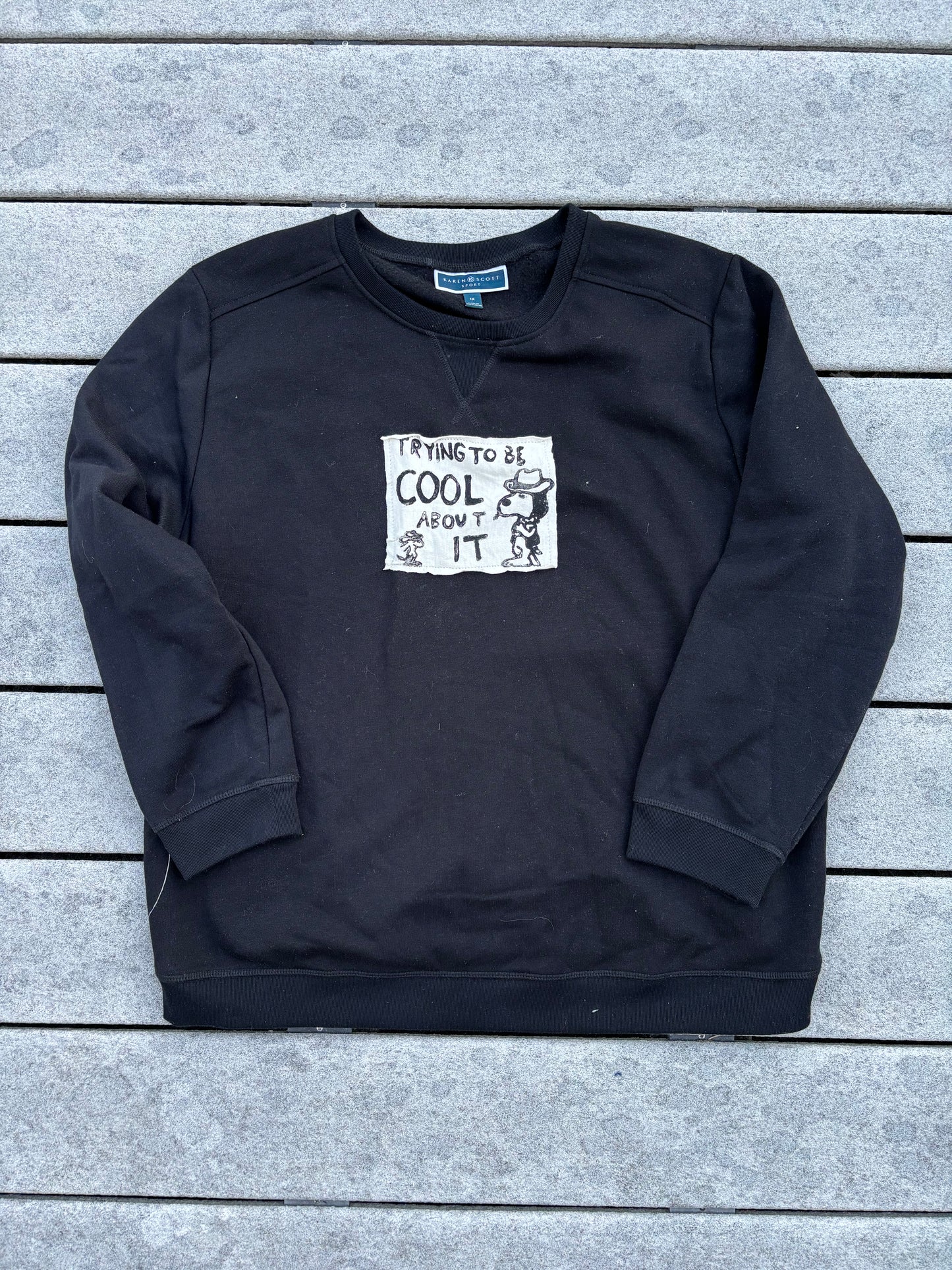 Cool About It Patch Crewneck