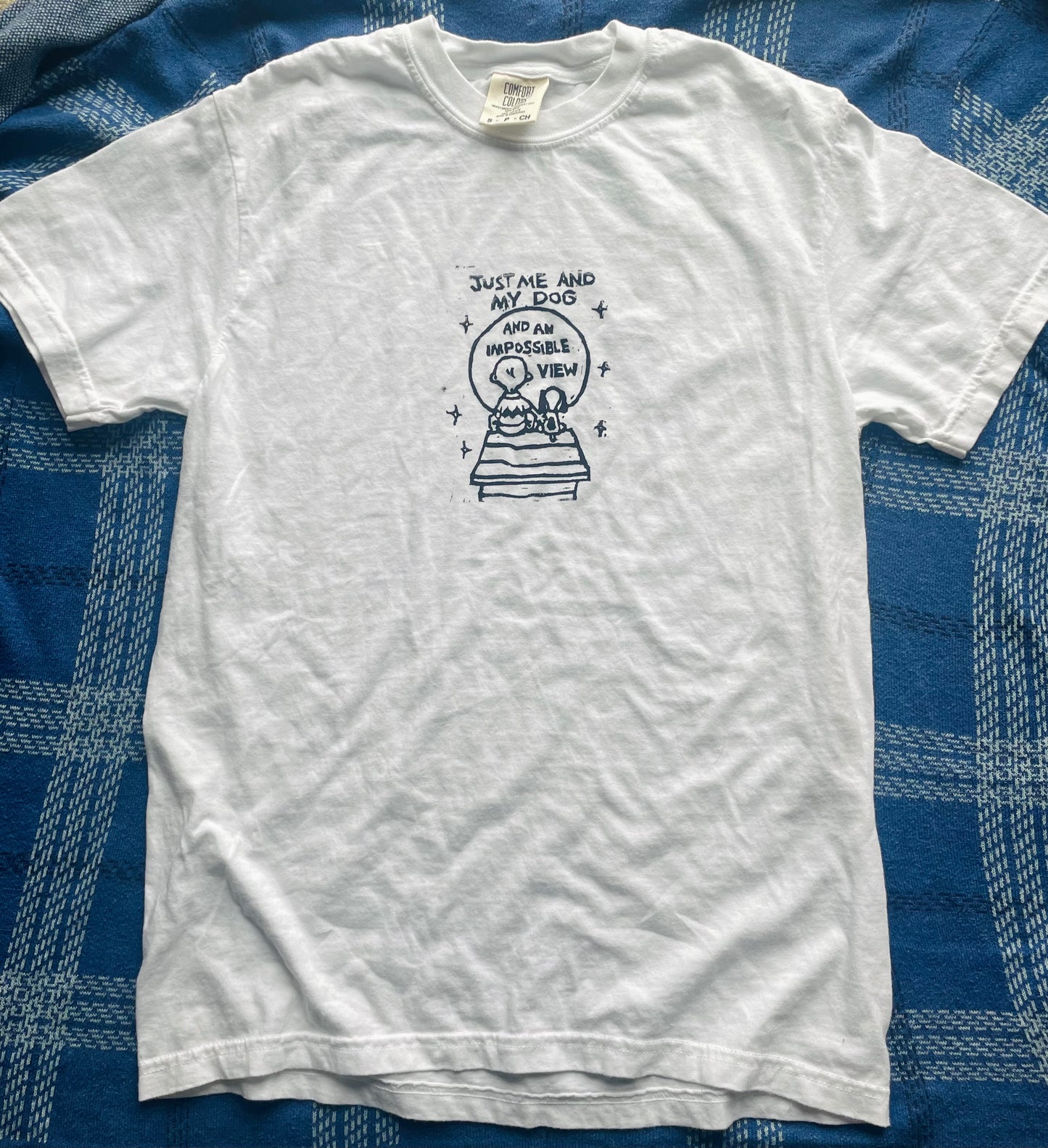 Me and My Dog Boygenius Handprinted T-Shirt