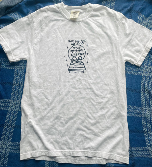 Me and My Dog Boygenius Handprinted T-Shirt