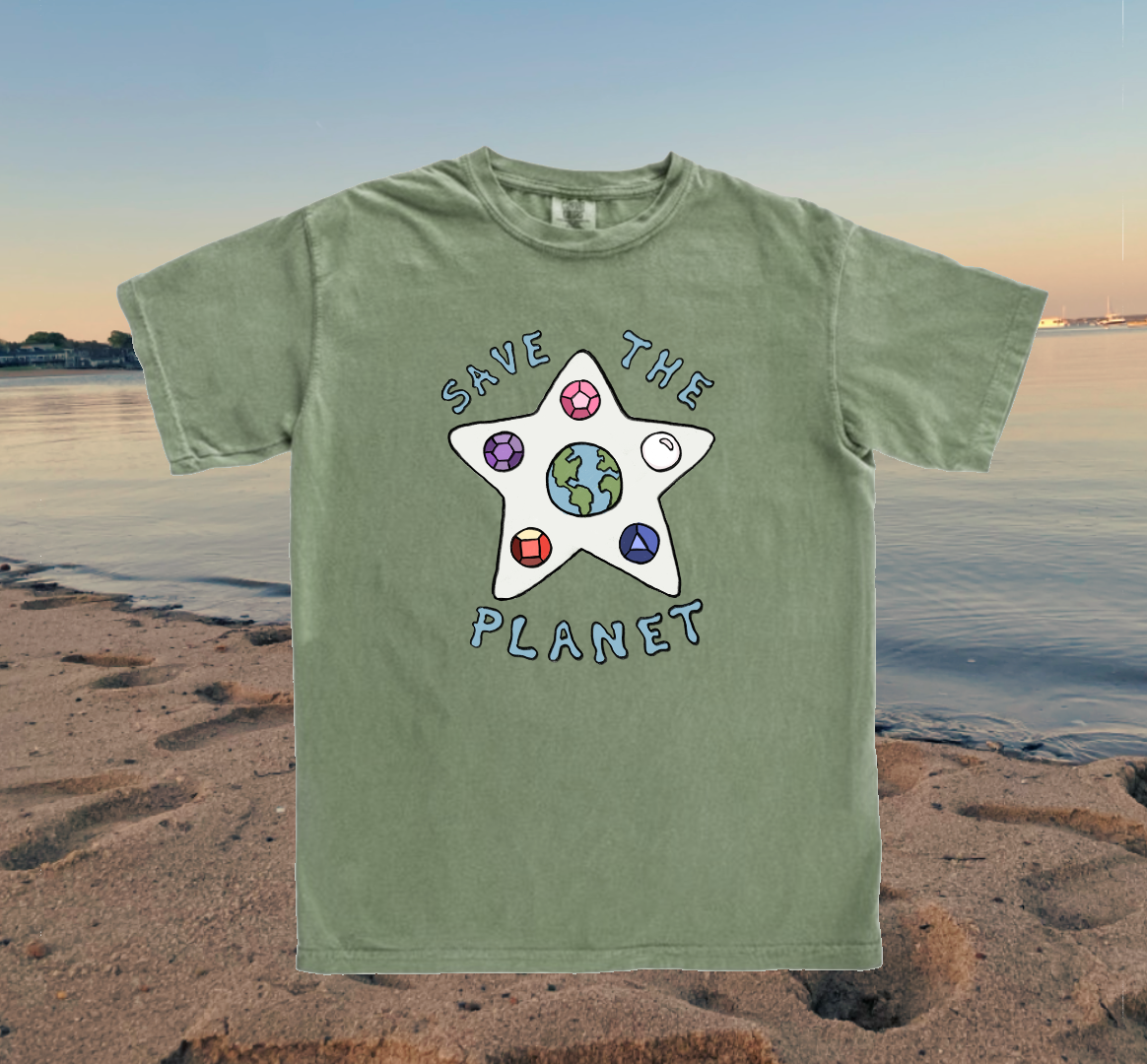 Save the Planet Handprinted T-Shirt
