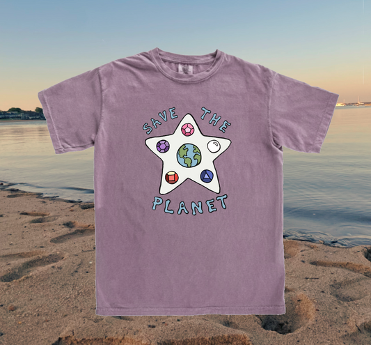 Save the Planet Handprinted T-Shirt