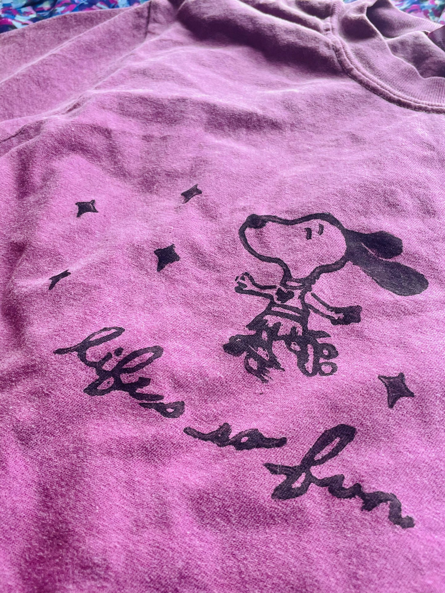 Life’s So Fun Handprinted T-Shirt