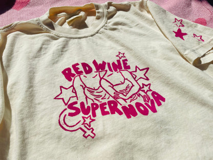 Red Wine Supernova Cotton T-Shirt