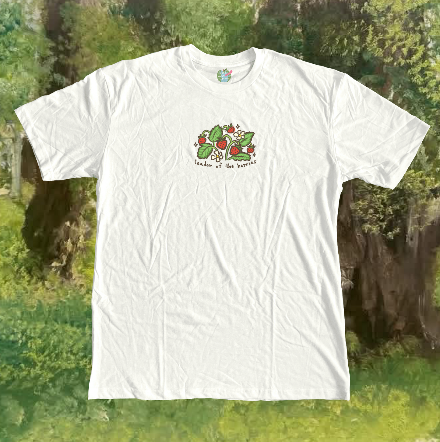 Leader of the Berries Handprinted T-Shirt