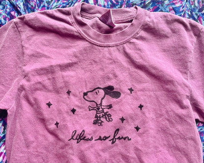 Life’s So Fun Handprinted T-Shirt