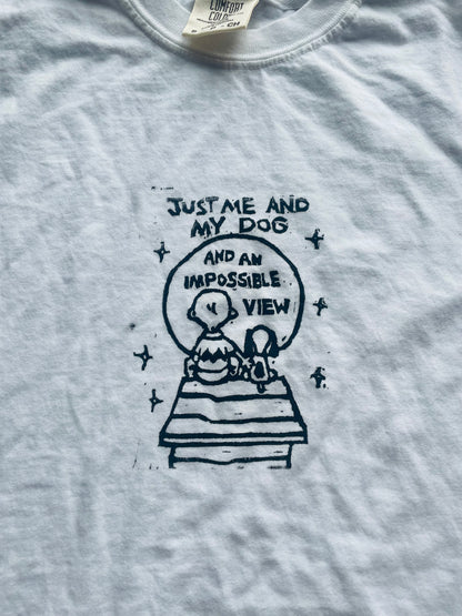 Me and My Dog Boygenius Handprinted T-Shirt