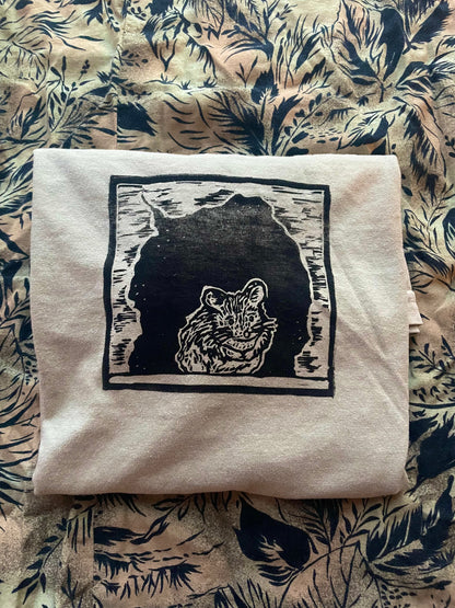 Peanut Quiet Mouse Handprinted T-Shirt