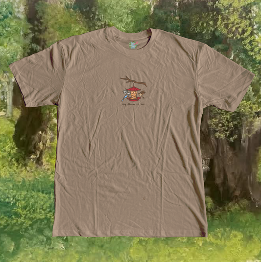 My Show is On (Birds) Handprinted T-Shirt