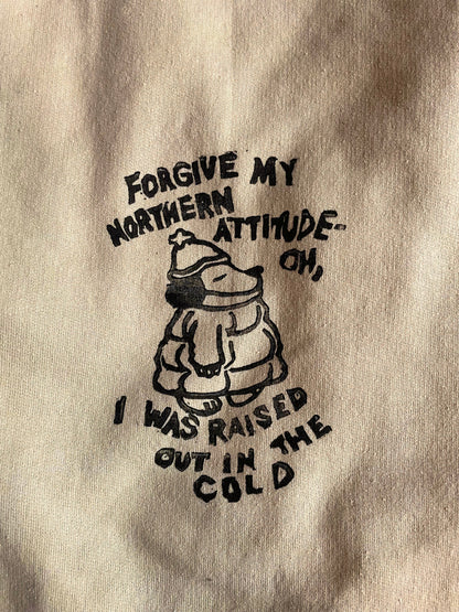 Northern Attitude Noah Kahan Handprinted Hoodie