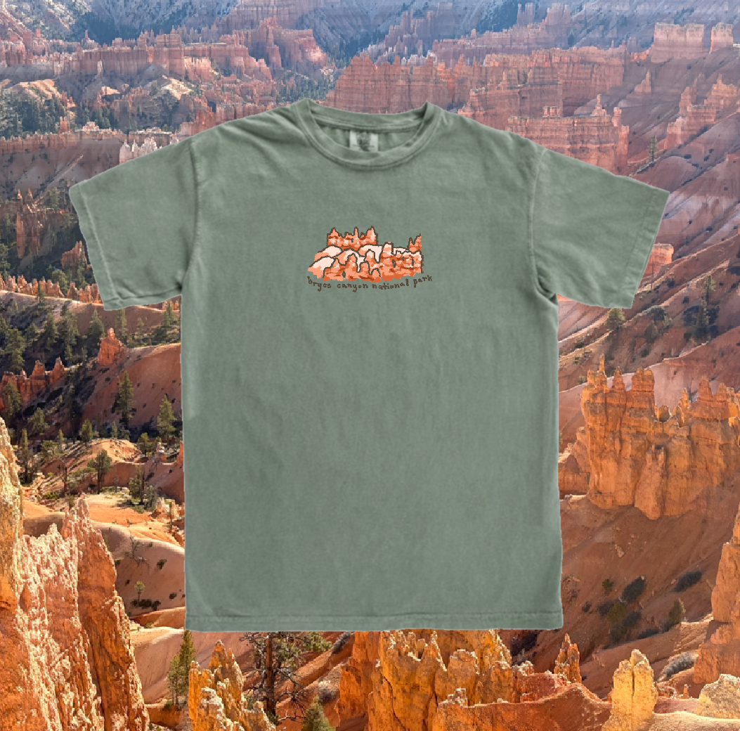Bryce Canyon National Park Handprinted T-Shirt