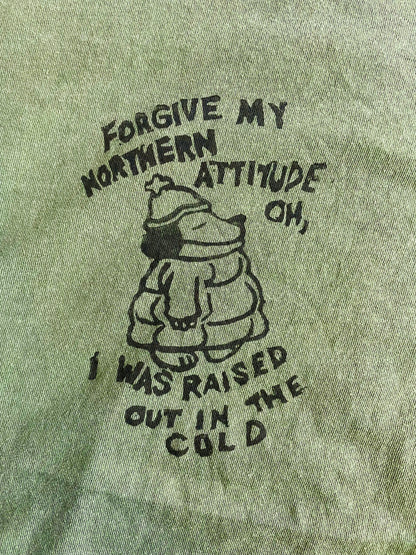 Northern Attitude Noah Kahan Handprinted T-Shirt