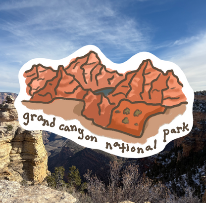 Grand Canyon National Park Handprinted T-Shirt