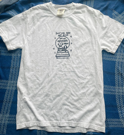 Me and My Dog Boygenius Handprinted T-Shirt