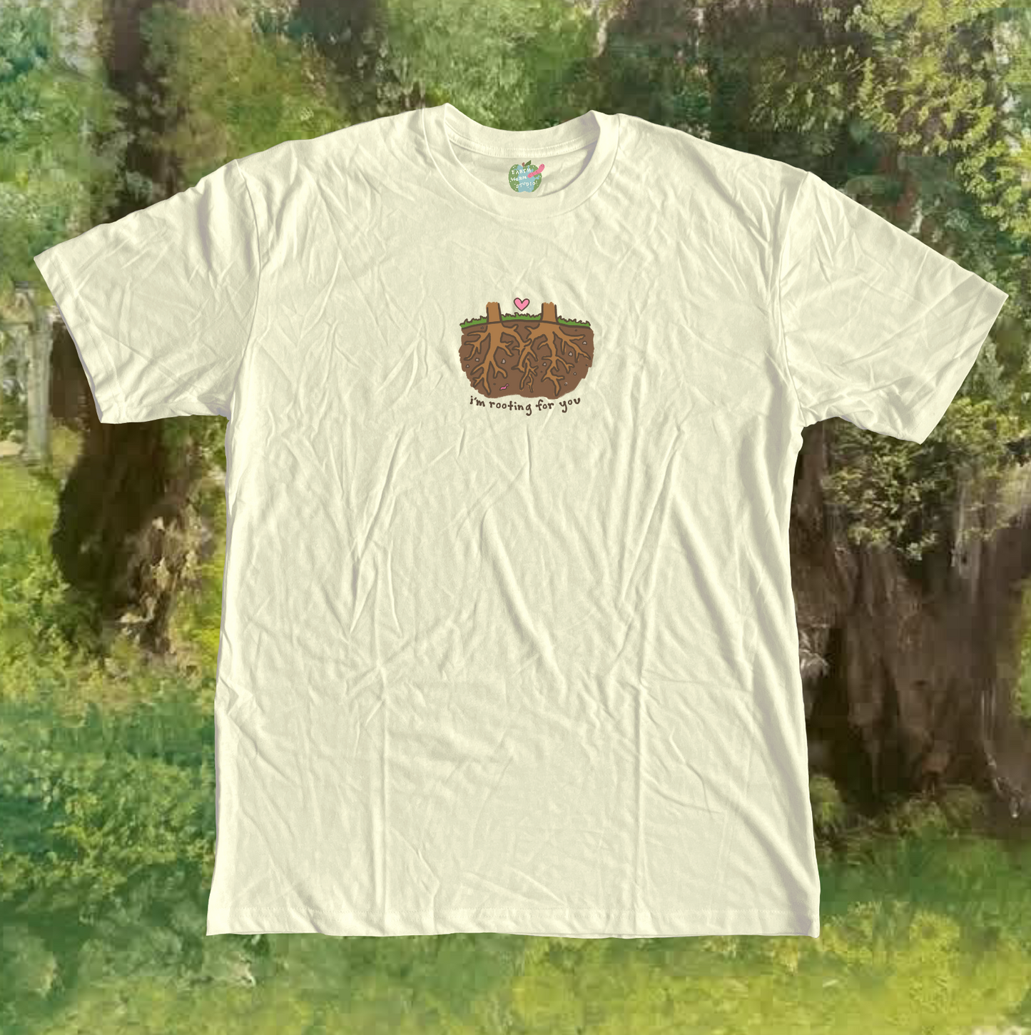 Rooting For You Handprinted T-Shirt