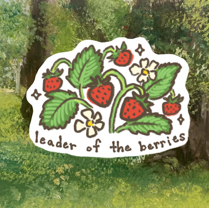 Leader of the Berries Handprinted T-Shirt
