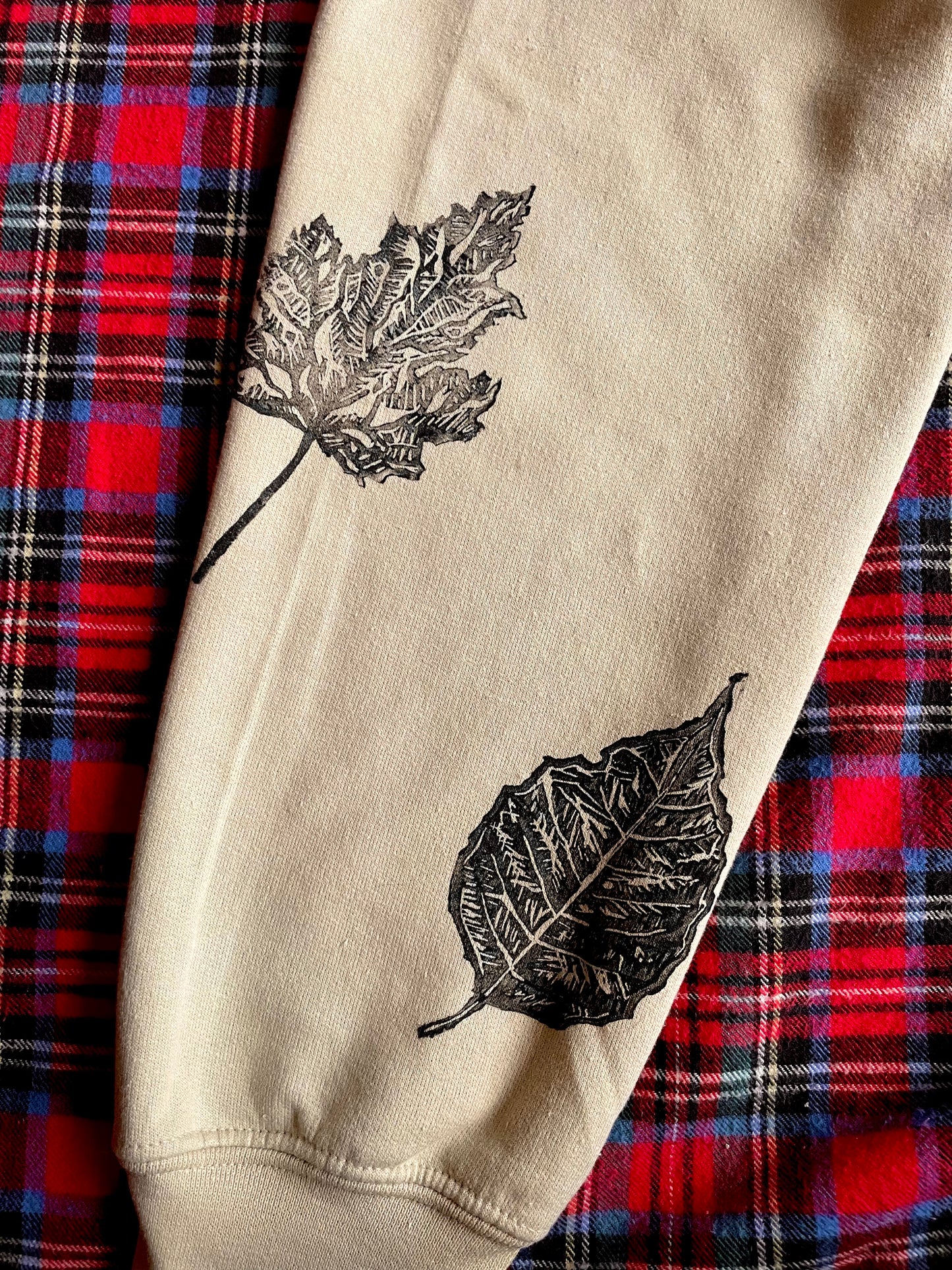 Northern Attitude Noah Kahan Handprinted Crewneck Sweatshirt