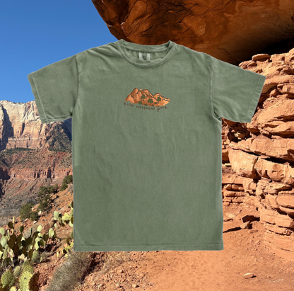 Zion National Park Handprinted T-Shirt