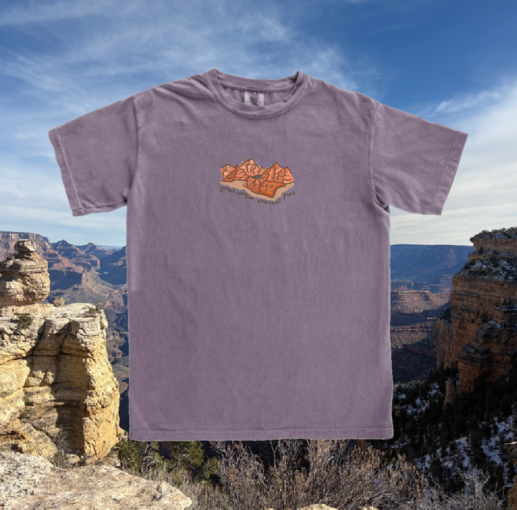Grand Canyon National Park Handprinted T-Shirt