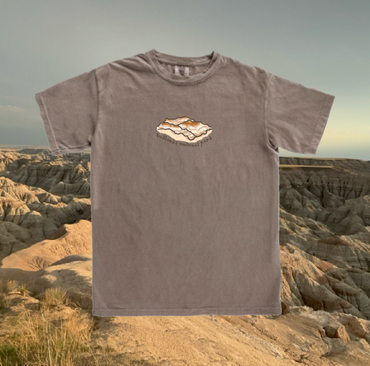 Badlands National Park Handprinted T-Shirt