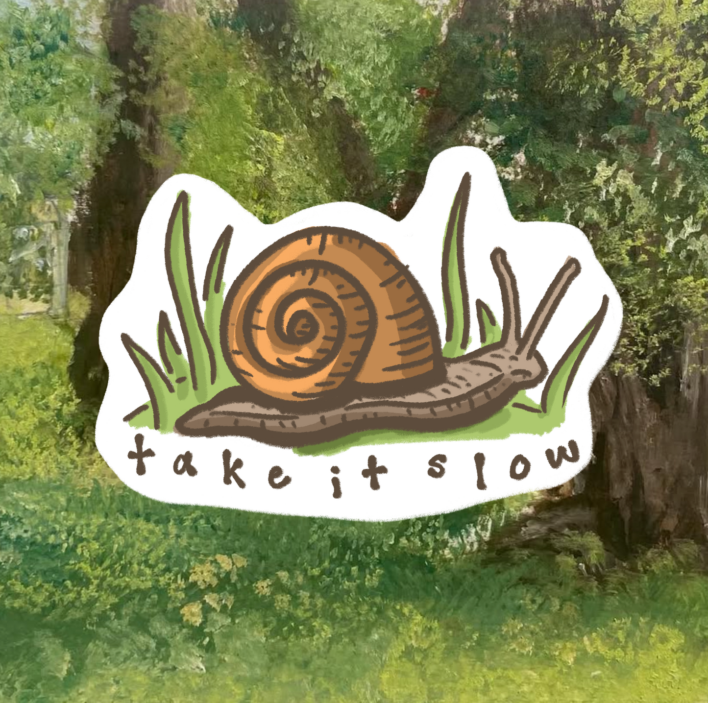 Take it Slow Handprinted T-Shirt