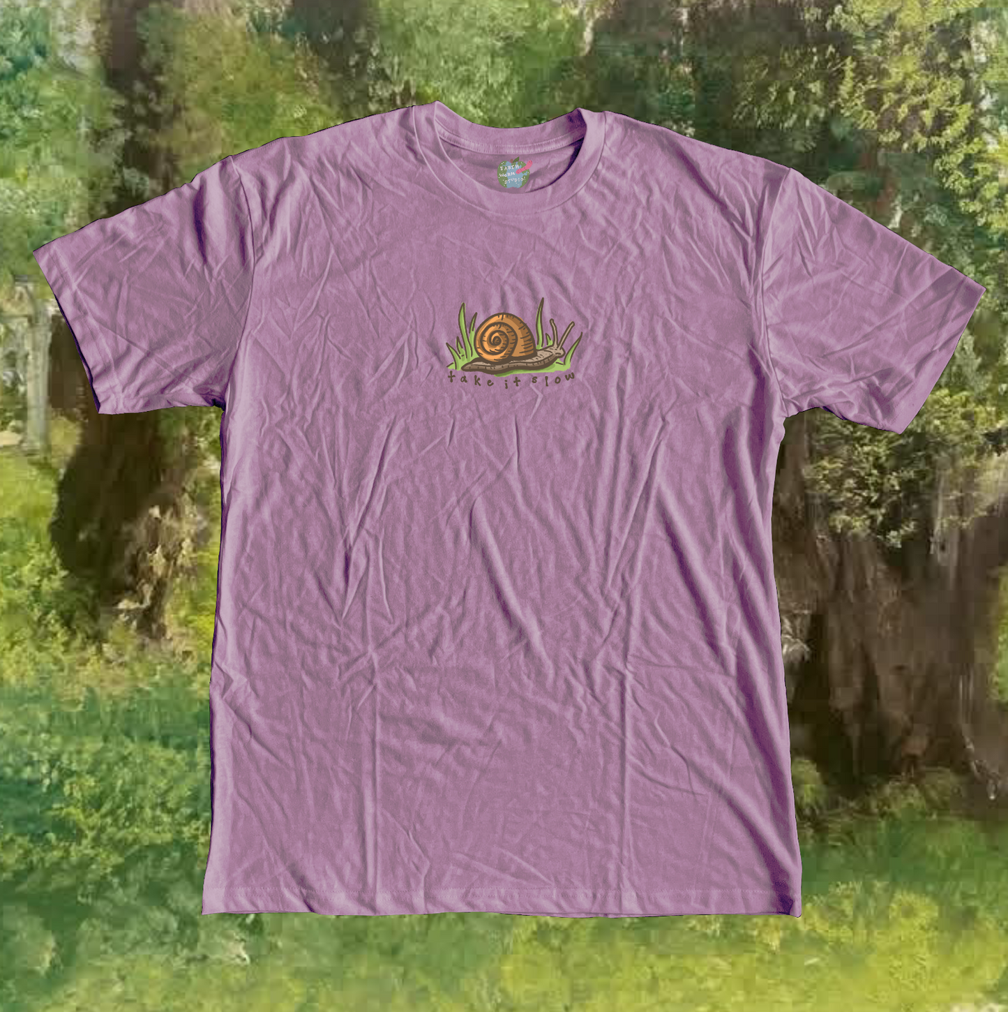 Take it Slow Handprinted T-Shirt